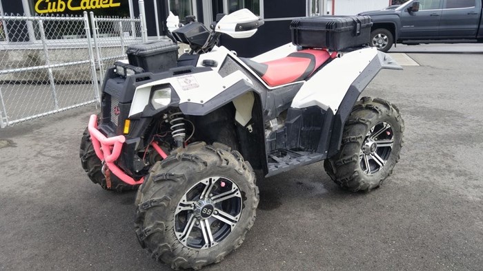 Polaris Scrambler Xp 850 H O Bright White 13 Used Atv For Sale In Terrace British Columbia Quaddealers Ca